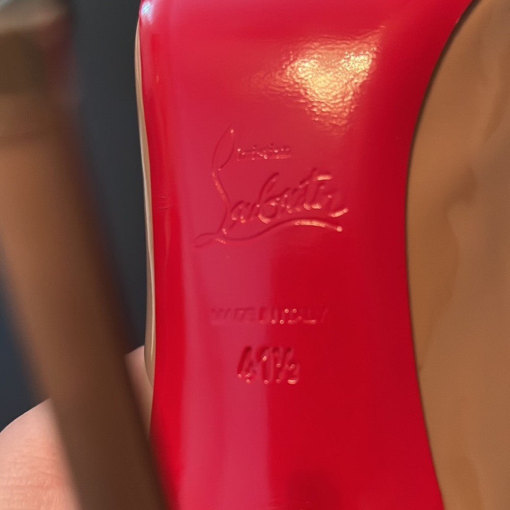 Christian Louboutin Gortika Patent Strappy Open Toe - Picture 8 of 9